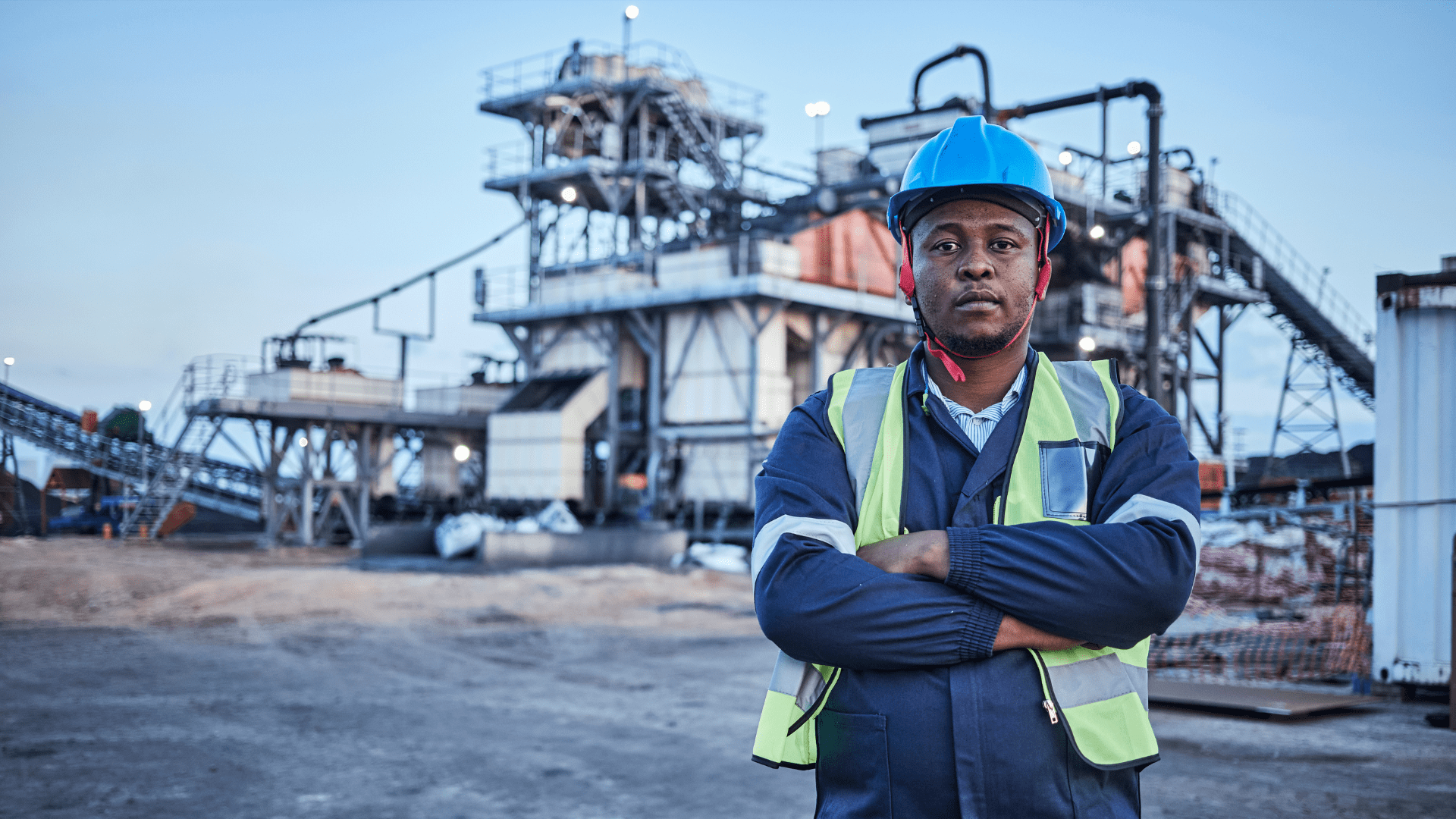 Ingeniero de Minas trabajando en la mina